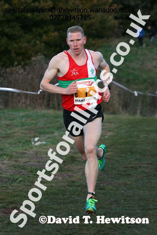 Senior men, 2016 National Cross Country Relays, Berry Hill Park, Mansfield. Photo: David T. Hewitson/Sports for All Pics